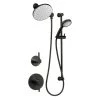 Miseno Mia Pressure Balanced Shower System with 1.8 GPM Rain Shower Head, Hand Shower, Slide Bar, and Standard Shower Arm - Rough-In Valves Included