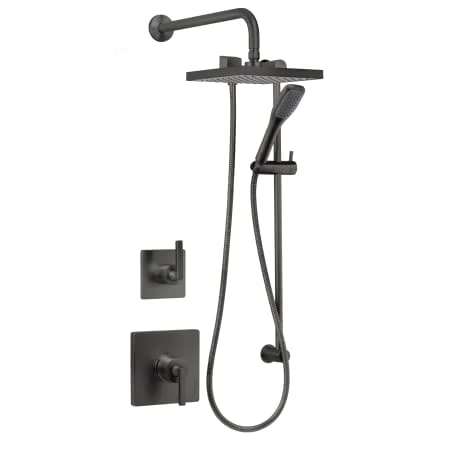Miseno Elysa Pressure Balanced Shower System with 1.8 GPM Rain Shower Head, Hand Shower, Slide Bar, and Wall Mounted Rain Shower Arm 1 Miseno Elysa Pressure Balanced Shower System with 1.8 GPM Rain Shower Head, Hand Shower, Slide Bar, and Wall Mounted Rain Shower Arm