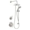 Miseno Bella Pressure Balanced Shower System with 2.0 GPM Rain Shower Head, Hand Shower, Slide Bar, and Wall Mounted Rain Shower Arm