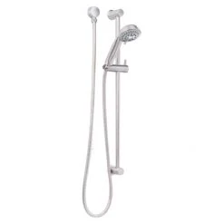 Miseno Bella 1.8 GPM Multi Function Hand Shower Package - Includes Slide Bar, Hose, and Wall Supply