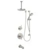 Miseno Mia Pressure Balanced Shower System with 2.0 GPM Rain Shower Head, Hand Shower, Slide Bar, Tub Spout, and Ceiling Mounted Shower Arm