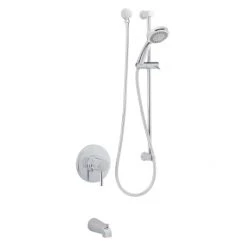 Miseno Mia Pressure Balanced Tub and Shower Trim with Hand Shower, Slide Bar, and Tub Spout
