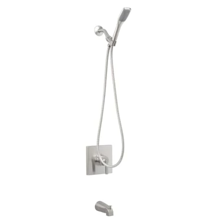 Miseno Elysa Pressure Balanced Tub and Shower Trim with Hand Shower Trim, Tub Spout, and Hand Shower Holder 1 Miseno Elysa Pressure Balanced Tub and Shower Trim with Hand Shower Trim, Tub Spout, and Hand Shower Holder