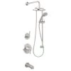 Miseno Bella Pressure Balanced Shower System with 1.8 GPM Rain Shower Head, Hand Shower, Slide Bar, Tub Spout, and Wall Mounted Rain Shower Arm