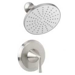 Miseno Bella Pressure Balanced Shower Trim with 2.0 GPM Rain Shower Head and Standard Shower Arm