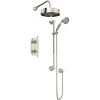 Perrin and Rowe Deco Thermostatic Shower System with Shower Head, Hand Shower, Slide Bar, Shower Arm, Hose, and Valve Trim