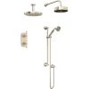 Perrin and Rowe Deco Thermostatic Shower System with Shower Head, Hand Shower, Slide Bar, Shower Arm, Hose, and Valve Trim