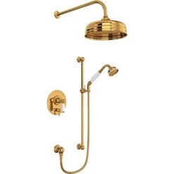Perrin and Rowe Edwardian Shower Only Trim Package with 1.75 GPM Single Function Shower Head