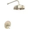 Perrin and Rowe Edwardian Shower Only Trim Package with 1.75 GPM Single Function Shower Head