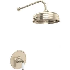 Perrin and Rowe Edwardian Shower Only Trim Package with 1.75 GPM Single Function Shower Head