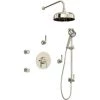Perrin and Rowe Holborn Thermostatic Shower System with Shower Head, Hand Shower, Slide Bar, Bodysprays, Shower Arm, Hose, and Valve Trim