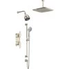Perrin and Rowe Hoxton Thermostatic Shower System with Shower Head, Hand Shower, Slide Bar, Shower Arm, Hose, and Valve Trim