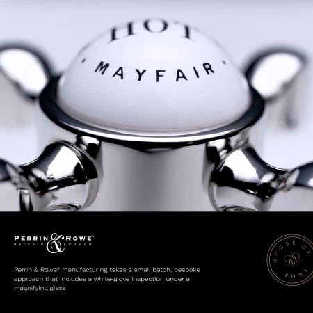 Perrin and Rowe Hoxton 1.8 GPM Single Function Rain Shower Head 3 Perrin and Rowe Hoxton 1.8 GPM Single Function Rain Shower Head - Image 3