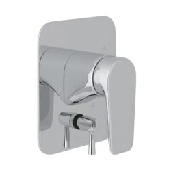 Perrin and Rowe Hoxton 2 Function Pressure Balanced Valve Trim Only with Double Lever Handle and Integrated Diverter - Less Rough In