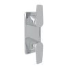 Perrin and Rowe Hoxton 5 Function Thermostatic Valve Trim Only with Double Lever Handle and Integrated Diverter - Less Rough In