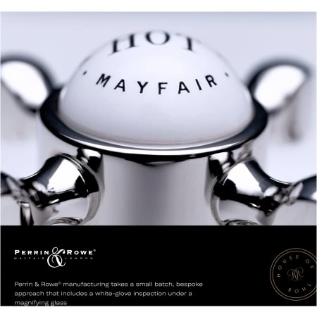 Perrin and Rowe Edwardian Function Thermostatic Valve Trim Only with Double Lever Handle and Volume Control - Less Rough In 3 Perrin and Rowe Edwardian Function Thermostatic Valve Trim Only with Double Lever Handle and Volume Control - Less Rough In - Image 3