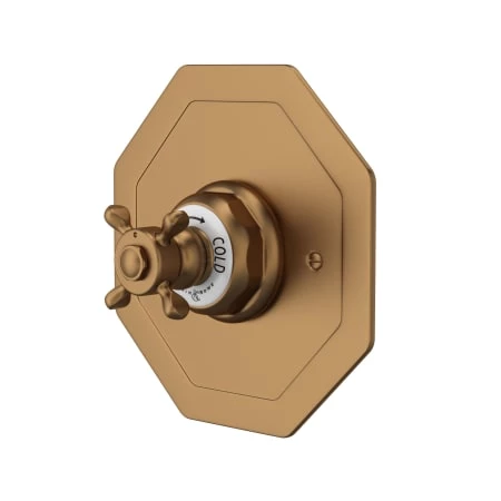 Perrin and Rowe Edwardian Single Function Thermostatic Valve Trim Only with Single Cross Handle - Less Rough In 1 Perrin and Rowe Edwardian Single Function Thermostatic Valve Trim Only with Single Cross Handle - Less Rough In