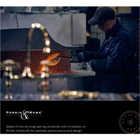 Perrin and Rowe Georgian Era Function Thermostatic Valve Trim Only with Double Cross Handle and Volume Control - Less Rough In 2 Perrin and Rowe Georgian Era Function Thermostatic Valve Trim Only with Double Cross Handle and Volume Control - Less Rough In - Image 2