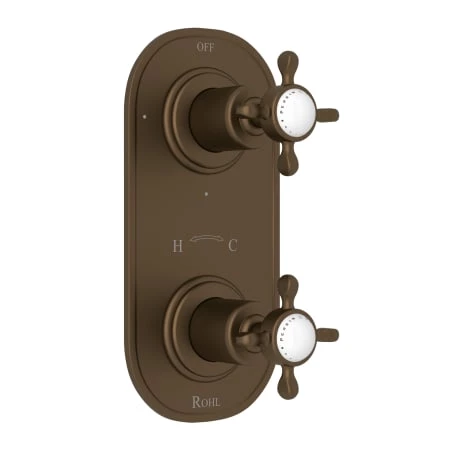 Perrin and Rowe Edwardian 5 Function Thermostatic Valve Trim Only with Double Cross Handle and Integrated Diverter - Less Rough In 1 Perrin and Rowe Edwardian 5 Function Thermostatic Valve Trim Only with Double Cross Handle and Integrated Diverter - Less Rough In