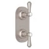 Perrin and Rowe Georgian Era 5 Function Thermostatic Valve Trim Only with Double Lever Handle and Integrated Diverter - Less Rough In