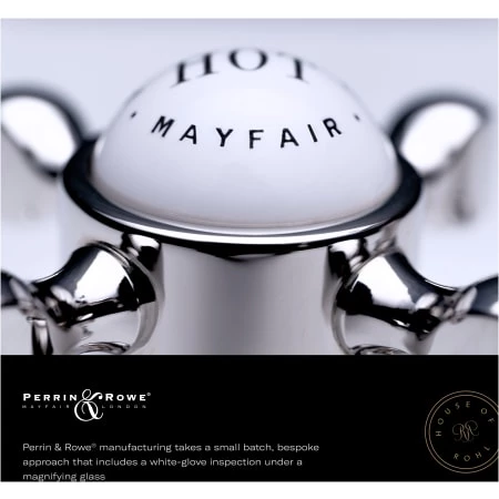 Perrin and Rowe Georgian Era 5 Function Thermostatic Valve Trim Only with Double Lever Handle and Integrated Diverter - Less Rough In 3 Perrin and Rowe Georgian Era 5 Function Thermostatic Valve Trim Only with Double Lever Handle and Integrated Diverter - Less Rough In - Image 3