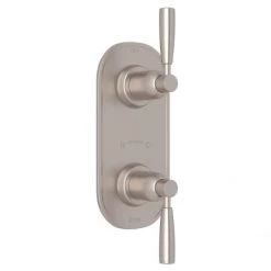 Perrin and Rowe Holborn 5 Function Thermostatic Valve Trim Only with Double Lever Handle and Integrated Diverter - Less Rough In