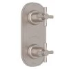 Perrin and Rowe Holborn 5 Function Thermostatic Valve Trim Only with Double Cross Handle and Integrated Diverter - Less Rough In