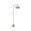 Perrin and Rowe Edwardian Thermostatic Shower System with Shower Head, Slide Bar, Shower Arm, and Valve Trim – Less Rough-In Valve